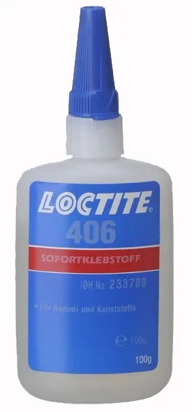 Adesivo instantâneo cianoacrilato industrial 406 100 g - LOCTITE
