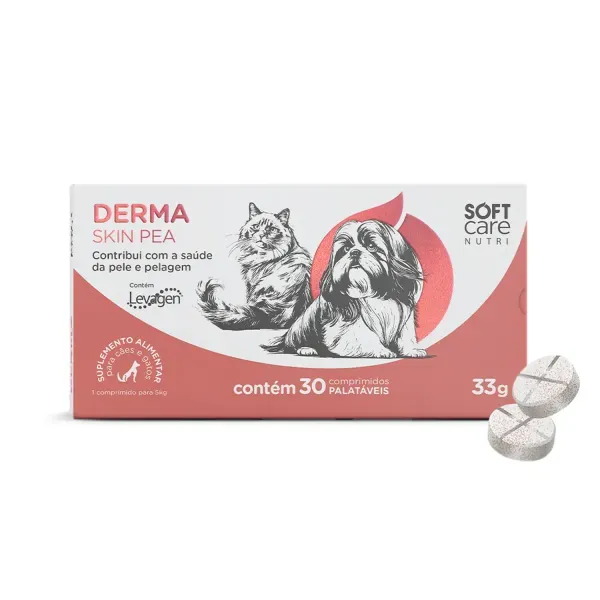 Suplemento Alimentar Soft Care Nutri Derma Skin Pea 30 comprimidos