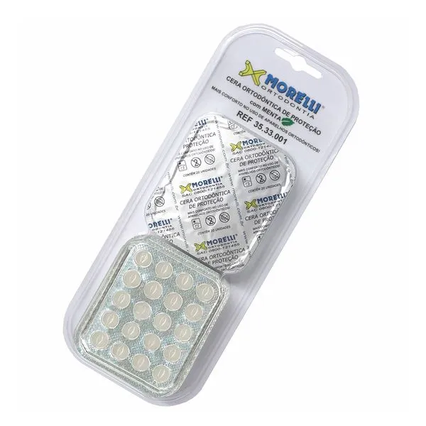 Cera Ortodôntica de Proteção com Sabor de Menta Morelli