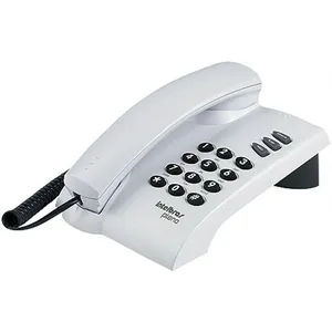 Telefone Pleno C/ Fio Cinza Sem Chave 4080055