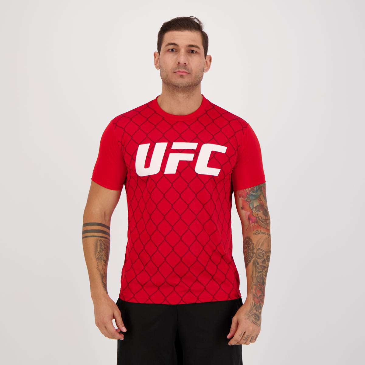 Camiseta UFC Ring Vermelha