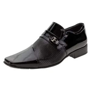 Sapato Masculino Social Jota Pe - 77710 VERNIZ/PRETO 41