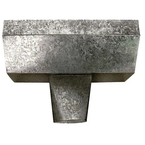 Calha Emenda Americana C.33 com Bocal - 396 - CALHAFORTE