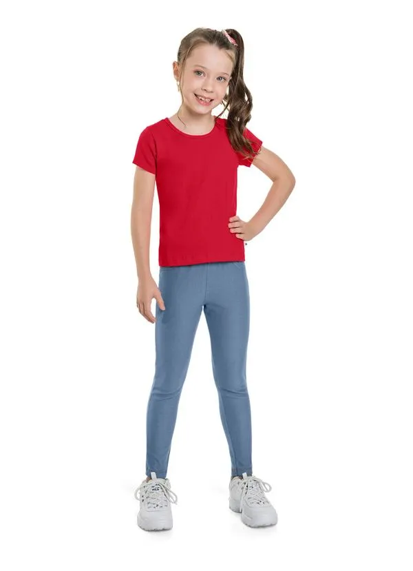 Blusa infantil menina em cotton Brandili - 1