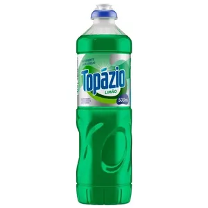 Detergente Lava Louças Topázio Limão 500ml