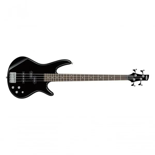 Baixo Elétrico 4 Cordas GSR200-BK Corpo Okoume Captação Dynamix com PHAT EQ II Black Ibanez Baixo Elétrico GSR200-BK 4 Cordas Okoume PHAT EQ II Black Ibanez