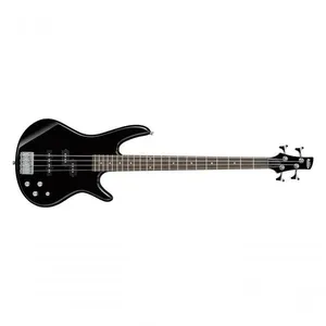 Baixo Elétrico 4 Cordas GSR200-BK Corpo Okoume Captação Dynamix com PHAT EQ II Black Ibanez Baixo Elétrico GSR200-BK 4 Cordas Okoume PHAT EQ II Black Ibanez