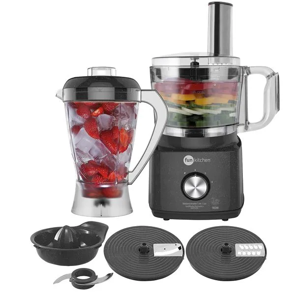 Multiprocessador Fun Kitchen Lux Chumbo 3 em 1 900W 127V