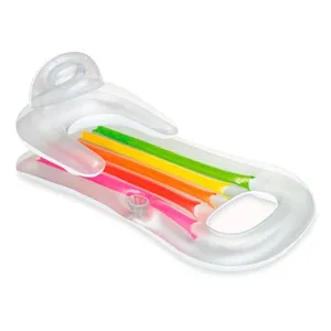 Colchão Inflável King Cool C/ Porta Copos - Intex Transparente