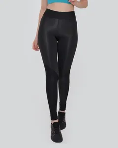 Calça Feminina Legging Fitness Listras 3D Preta M