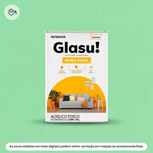 Tinta Acrílica Econômica Fosca Glasu Suvinil 18L Muda Fácil Verde Piscina (MP)