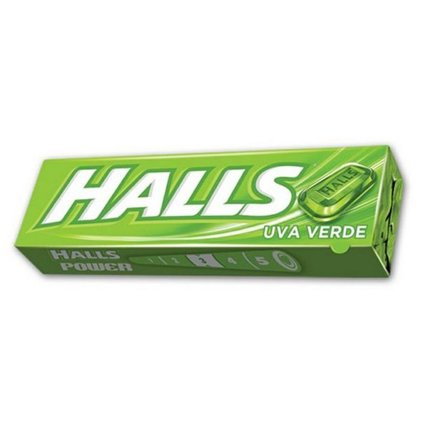 Pastilha Halls Uva Verde 28g