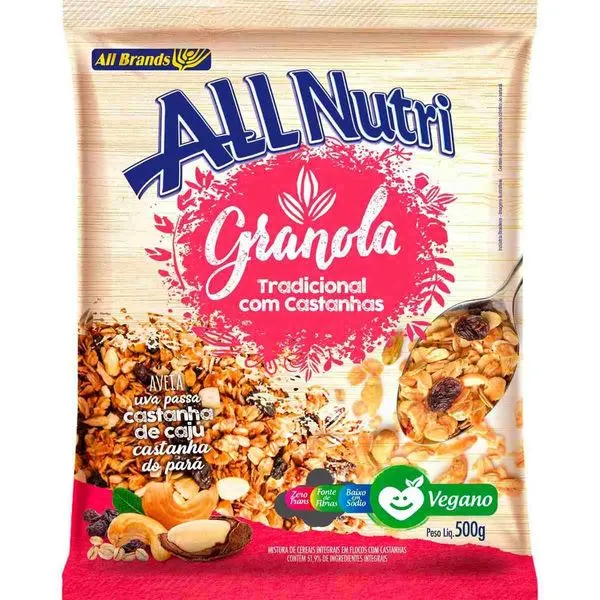 Granola Com Castanha AllNutri 500g
