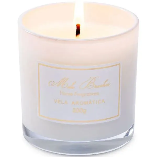 Vela Aromática Perfumada Mels Brushes 200g Cereja E Avelã