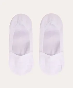 kit de 2 pares de meias invisíveis branco 34-39