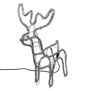 Armação De Rena Macho Com Luzes De Led - Decoração Natal 220v