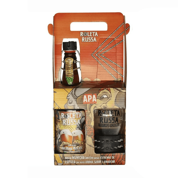 Kit Presenteável Roleta Russa APA 500ml + Copo 320ml
