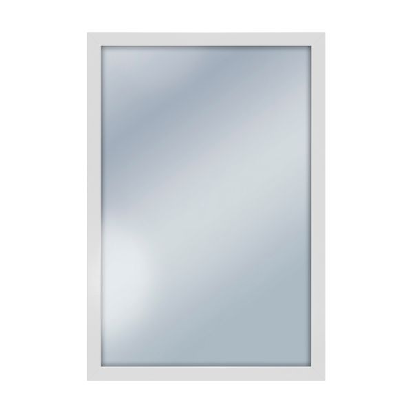 Espelho Prata Com Moldura 50X80 Branco Tpclean