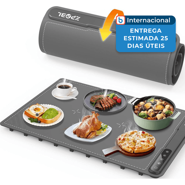 Tapete De Aquecimento Zppbl 61x40cm Cinza A-MBI