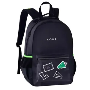 Mochila De Costas Preta Loud Oficial Gamer Juvenil Original