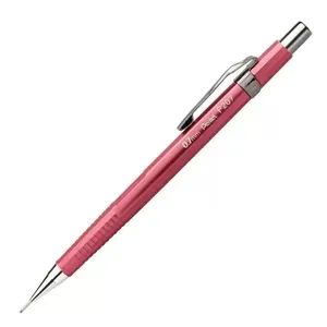 Lapiseira Com Borracha Grafite 0.7mm Hi-polymer Sharp Pentel Rosa Metallic
