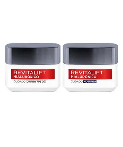 Kit L'Oréal Paris Hialurônico - Creme Hidratante Antiidade Diurno 49g + Noturno 40g Único Único