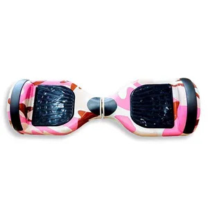 Hoverboard Overboard Skate Elétrico Led Rosa Camuflado Nº12