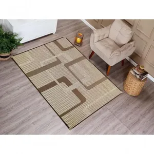 Tapete Sisal S-634 200x250CM 87% Polipropileno 13% Poliéster Base 100% Antiderrapante Hipoalergênico para Sala e Quarto Tapete Sisal S-634 200x250CM 87% Polipropileno 13% Poliéster Marrom