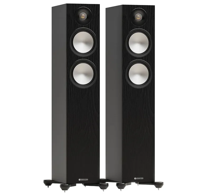 Monitor Audio Bronze 300 7G - Par de Caixas Acústicas Torre 150W (Black)