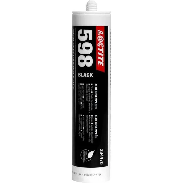 Adesivo para Junta 598 Black 390 g 284470 - Loctite