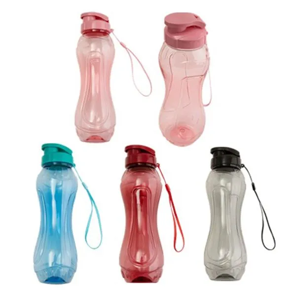 Garrafa Plástico Transparente Sortido 600ml F5338 - Flashgoods