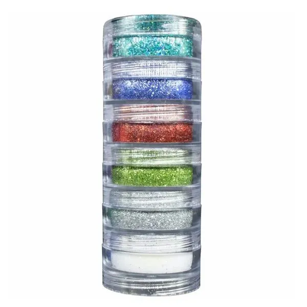 Glitter Biodegradável Colormake Eco 6 Cores sortidas de 6g cada