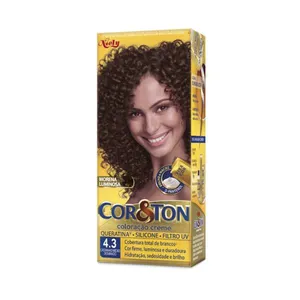 Niely Coloração Cor&Ton 4.3 Castanho Médio Dourado 50g