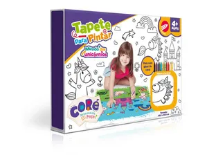 Tapete Para Pintar Mundo Dos Unicórnios Toyster 002834