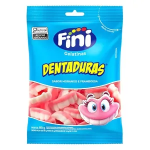 Fini Gelatina 80gr Dentaduras