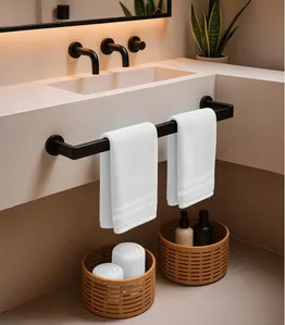 Kit 2 Toalhas De Rosto De Algodão Rovitex Home Branco UN / Branco