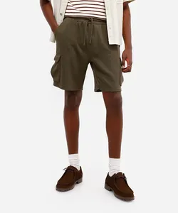 bermuda cargo masculina de moletom verde M