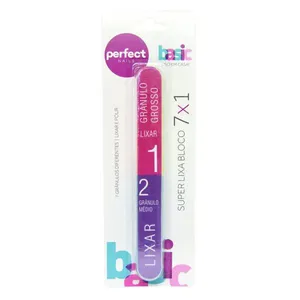 Super Lixa Bloco 7X1 Perfect Nails SUPER LIXA BLOCO 7X1