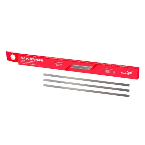 Tira Serrilhada de Aço Inoxidável Sawstripe 4mm American Burrs