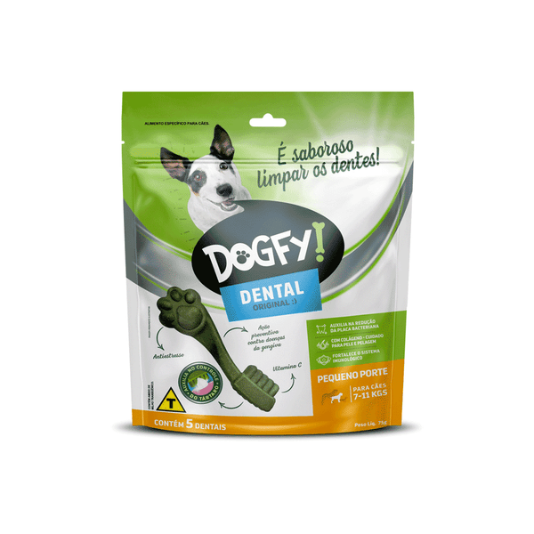 Petisco Dogfy Dental para Cães de Pequeno Porte 5 unidades