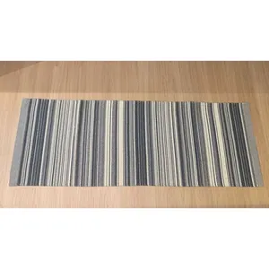 Tapete Passadeira Trilho Guarapari Ci1 Cinza 47x140cm Ref.TRGUA047140CI1 Bordartes