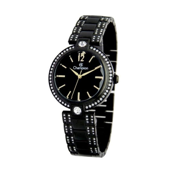 Relógio Champion Feminino Ref: Cf25045p Fashion Black
