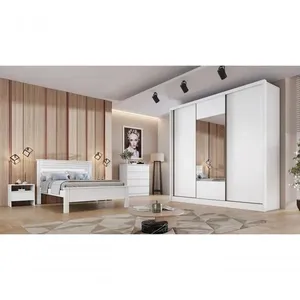 Guarda Roupa Casal - Medelim - Branco - Horizonte