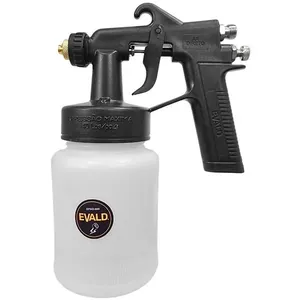 Pistola de Pintura Ar Direto EPAD-600 Bico 1,2MM Copo 600ML com 2 Bicos Inclusos Evald Pistola de Pintura Ar Direto EPAD-600 1,2MM 600ML com 2 Bicos Evald