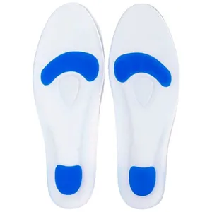 Palmilha Silicone Arco Brando/Piloto Ponto Azul 43/44 - par