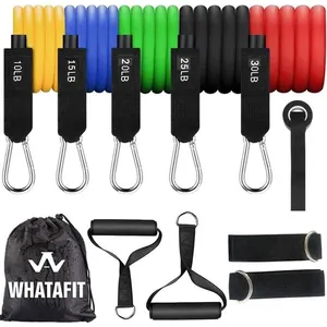 Faixas de Exercícios Whatafit 12 Peças Colorido BI