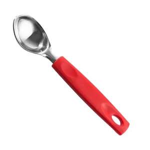 Colher de Sorvete Asti Brinox 2224/314 Vermelha