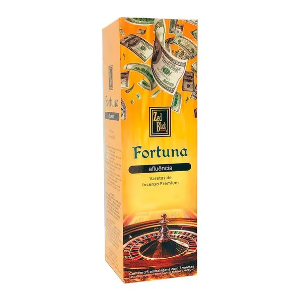 Incensos Zed Black Fortuna 1274 - Kashimir