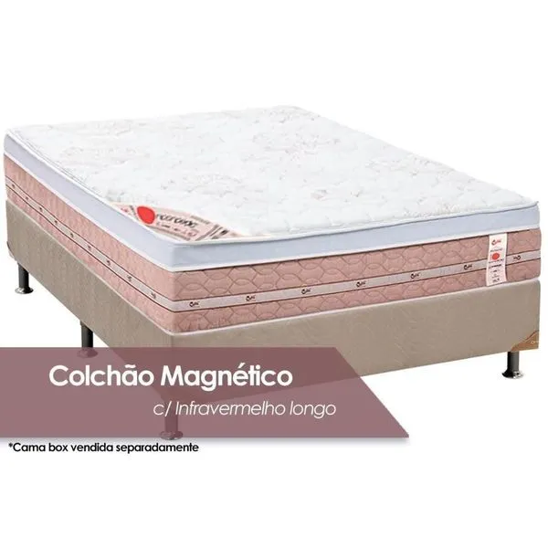 Colchão Casal Magnético C- Niponpedic Molas Tecnopedic (138x188x31) - Castor