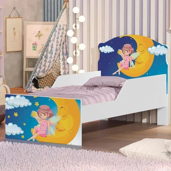 Cama Infantil Noite De Fada Com Colchão